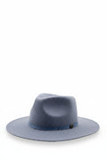 Landry Short-Brim Wool Hat - Dusty Blue