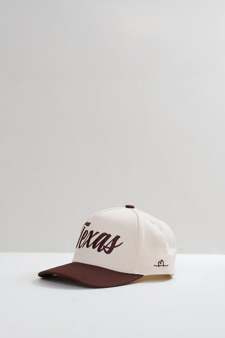 Texas Embroidered Trucker Hat - Brown