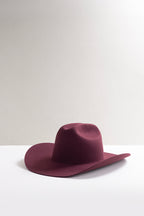 Rider Wool Cowboy Hat - Maroon