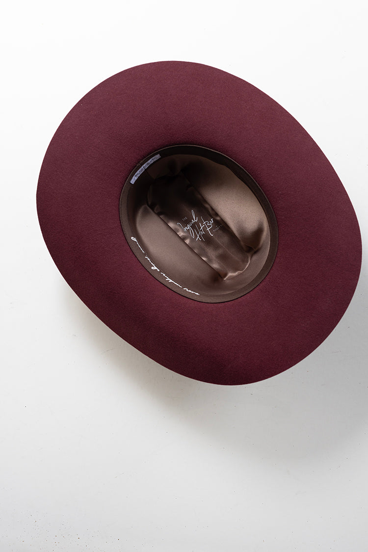 Rider Wool Cowboy Hat - Maroon