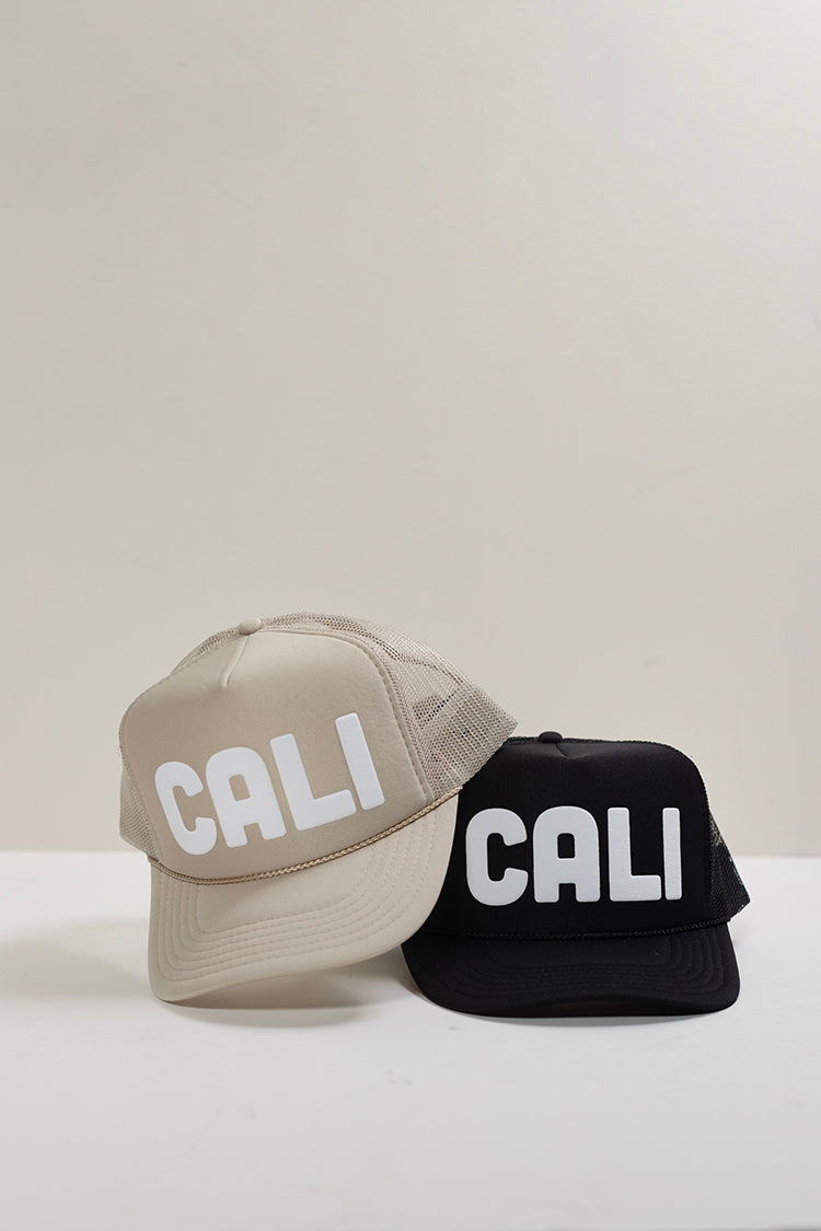 Cali Trucker Hat - Black