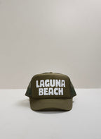 Laguna Beach Trucker Hat - Olive