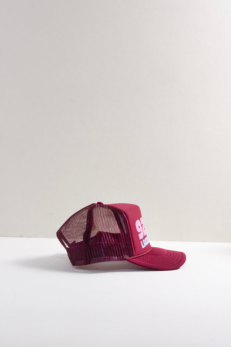 Laguna Zip Code Trucker Hat - Maroon