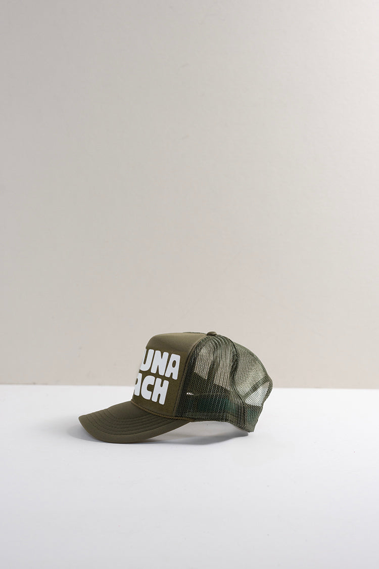 Laguna Beach Trucker Hat - Olive