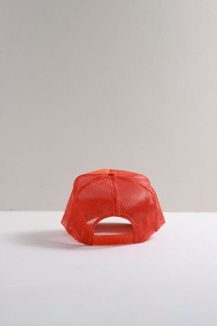 Laguna Zip Code Trucker Hat - Orange