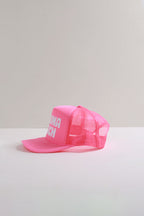 Laguna Beach Trucker Hat - Neon Pink