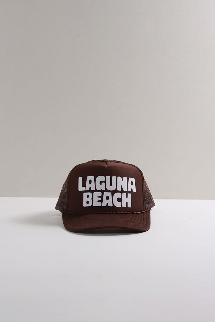 Laguna Beach Trucker Hat - Brown