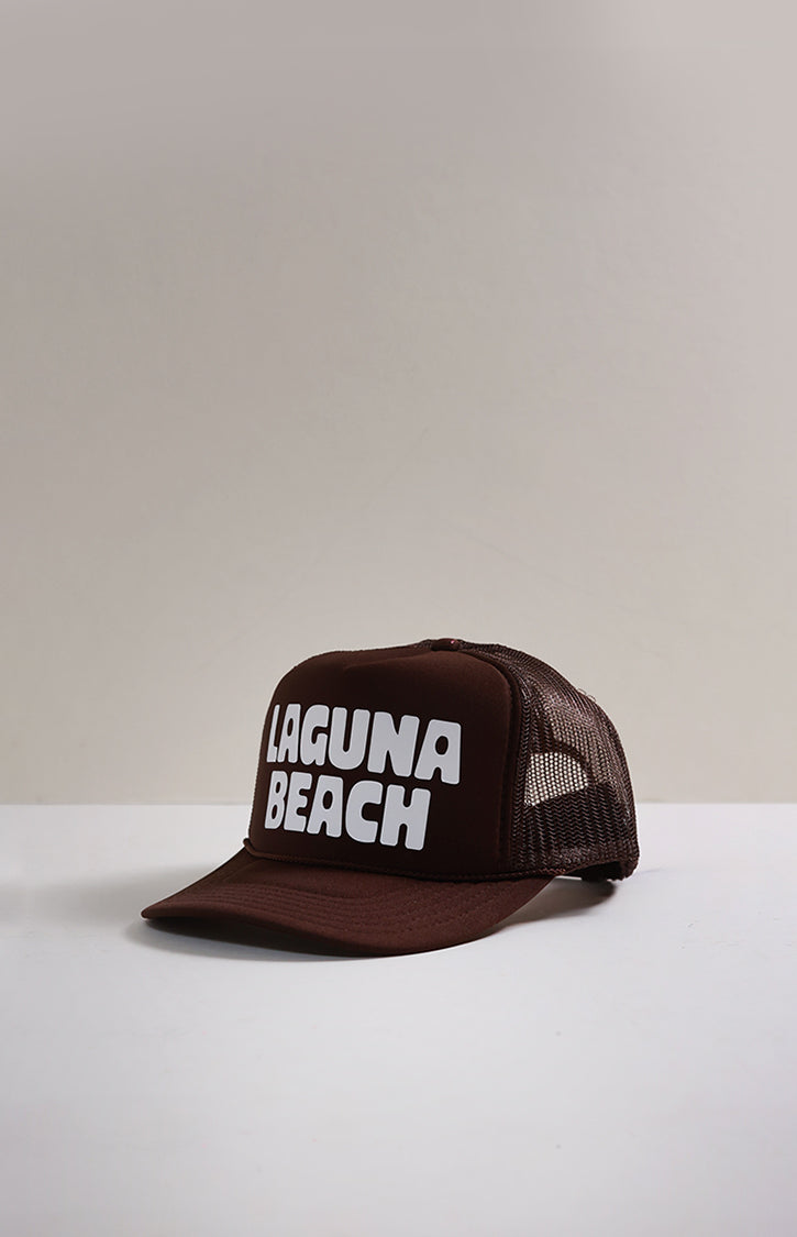 Laguna Beach Trucker Hat - Brown