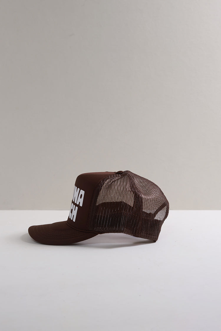 Laguna Beach Trucker Hat - Brown