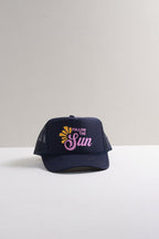 Follow the Sun Trucker Hat - Navy