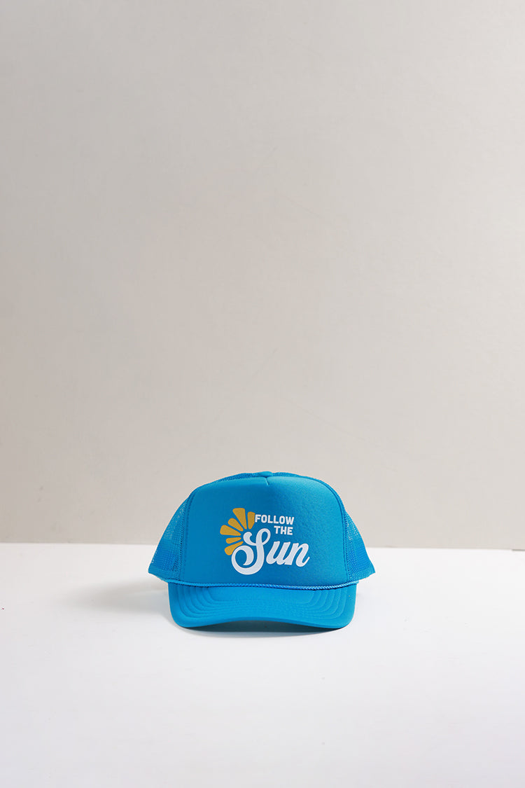 Follow the Sun Trucker Hat - Teal