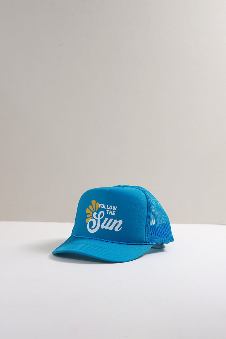 Follow the Sun Trucker Hat - Teal