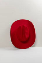 Rider Wool Cowboy Hat - Red-FleaStyle