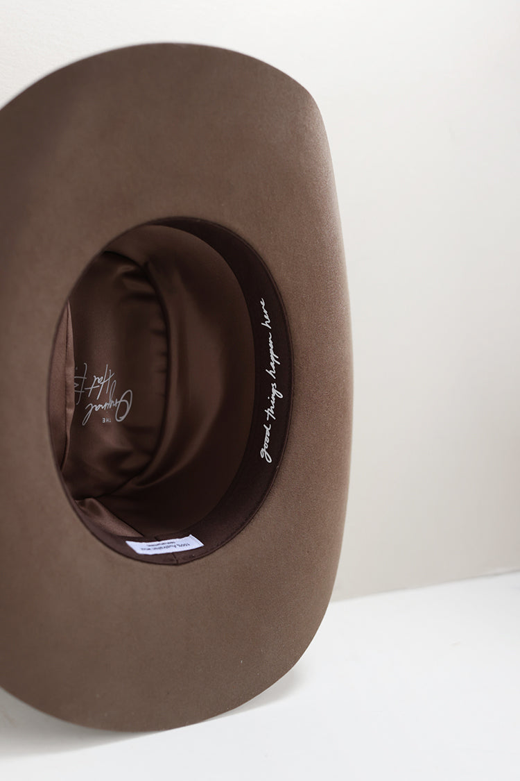 Rider Wool Cowboy Hat - Brown