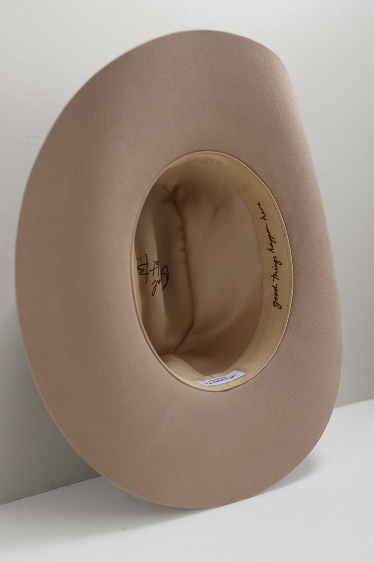 Rider Wool Cowboy Hat - Beige