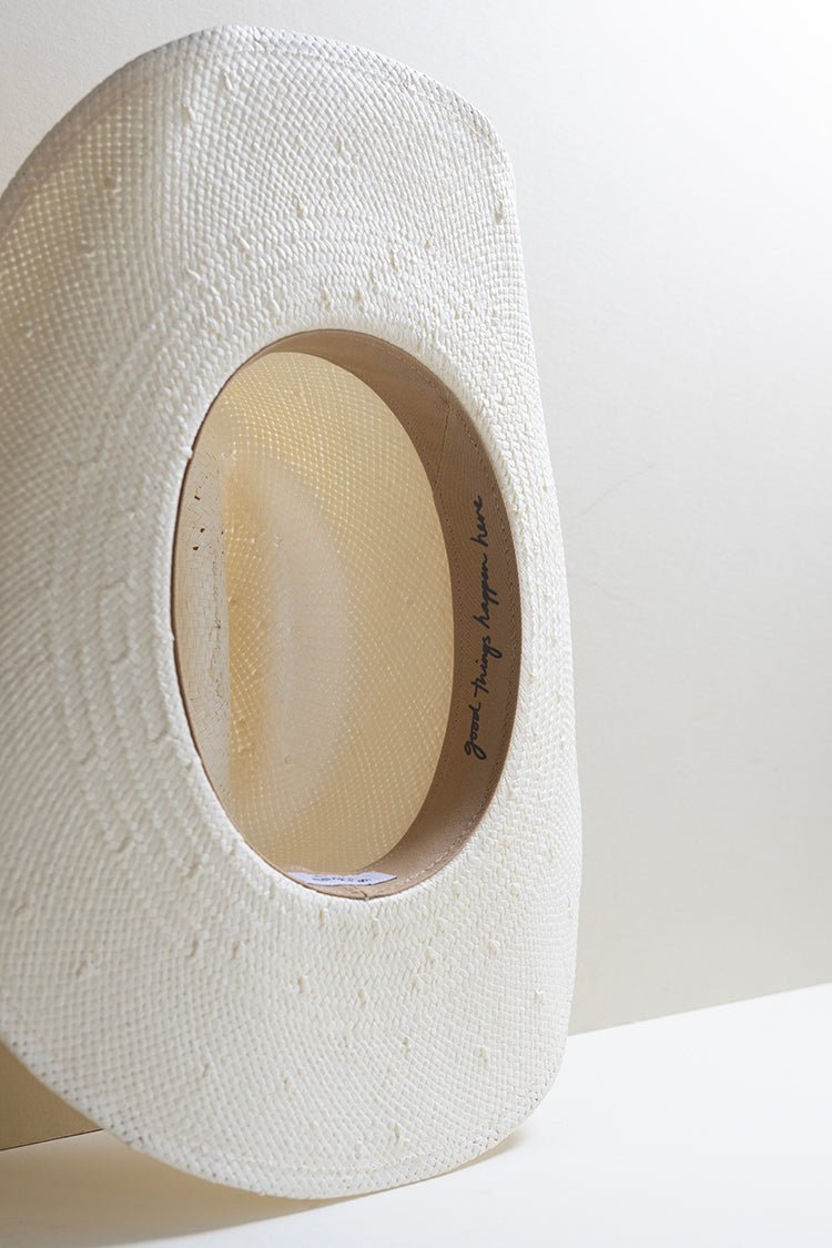 Flea Style Brooks White Straw Western Hat - Flea Style