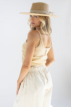 Flea Style Coastal Straw Wide Brim Hat - Flea Style