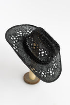 Flea Style Dallas Black Straw Western Hat - Flea Style