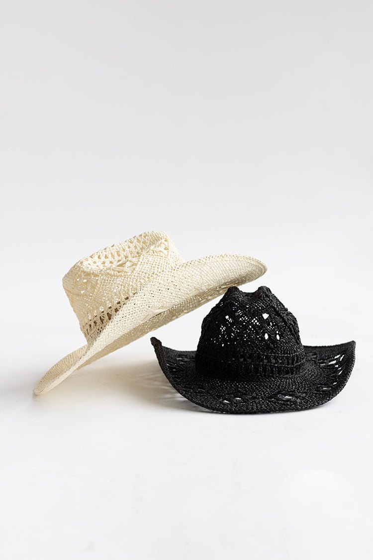 Flea Style Dallas Black Straw Western Hat - Flea Style
