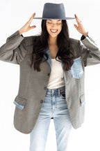 Flea Style Lenny Dusty Blue Short Brim Hat - Flea Style