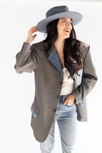 Flea Style Lenny Dusty Blue Short Brim Hat - Flea Style