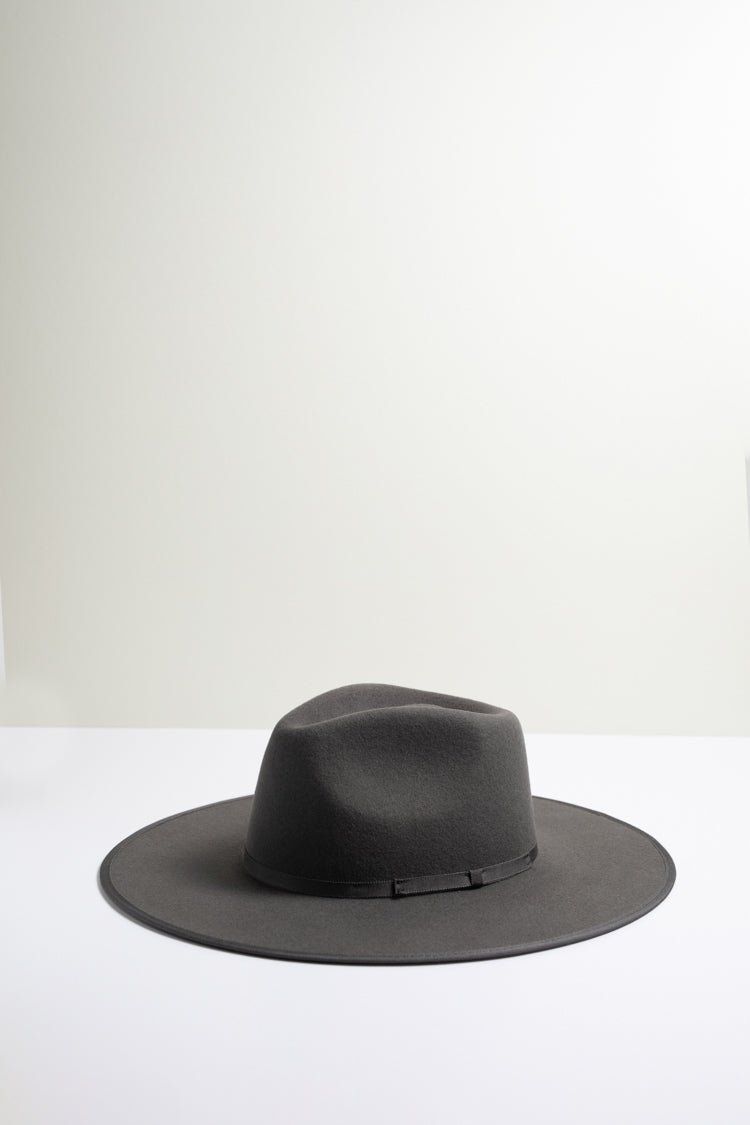 Flea Style Stevie Charcoal Wide Brim Hat - Flea Style