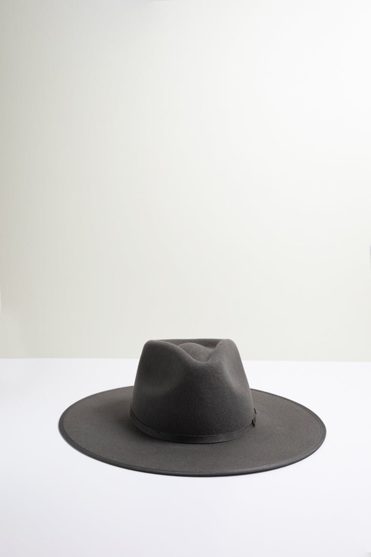 Flea Style Stevie Charcoal Wide Brim Hat - Flea Style