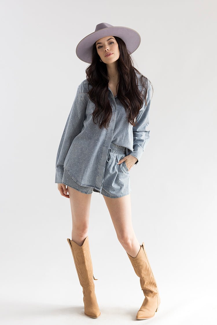 Flea Style Stevie Lavender Wide Brim Hat - Flea Style