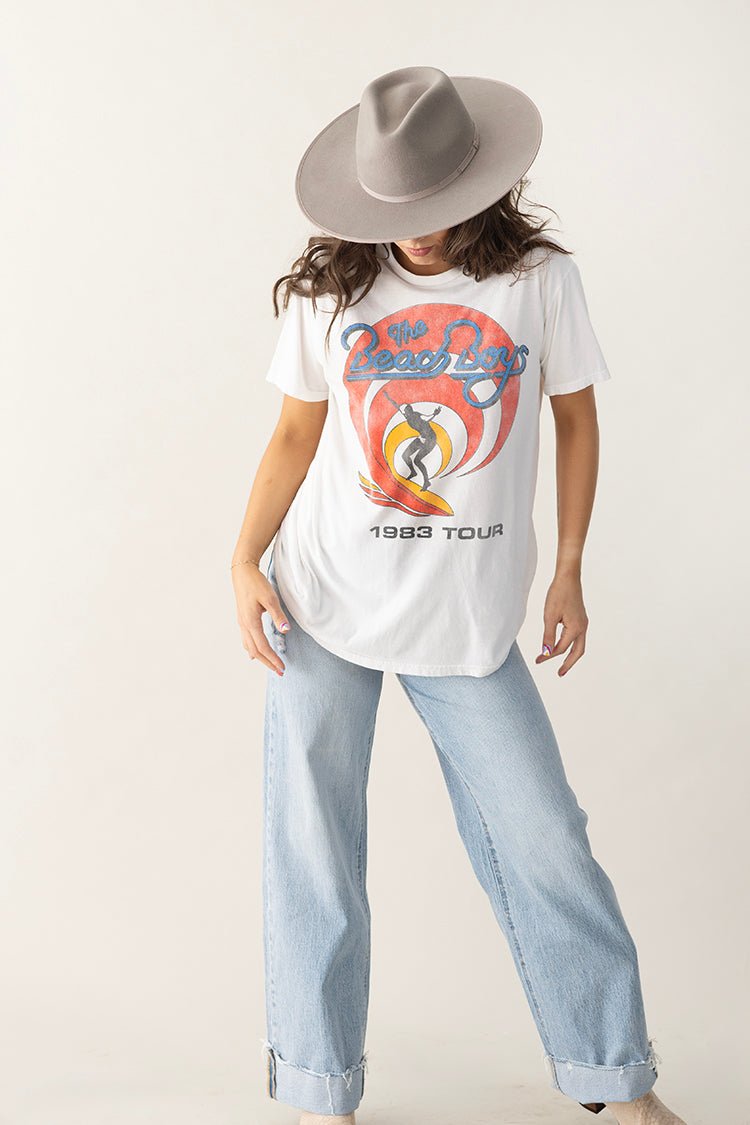 Flea Style Stevie Light Gray Wide Brim Hat - Flea Style